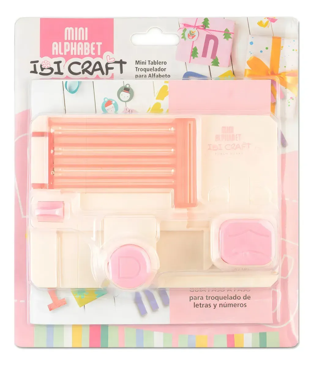 Tablero Creador De Letras Y Numeros Ibi Craft Troquelar
