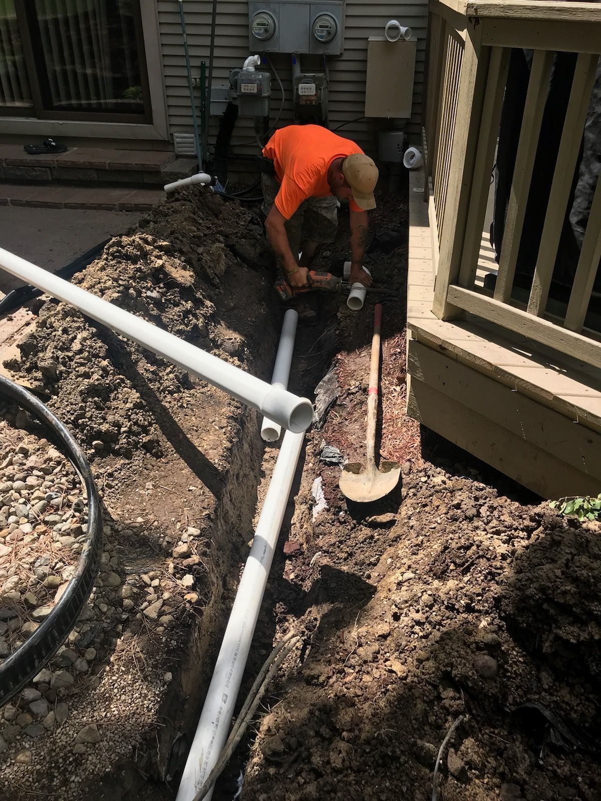 Sump Pump Discharge Lines