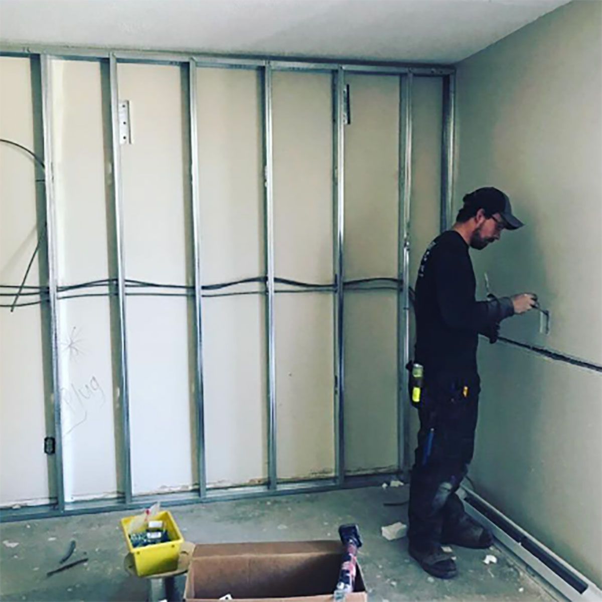 Commercial project in Sudbury, Ontario. | Sudbury electrician team.