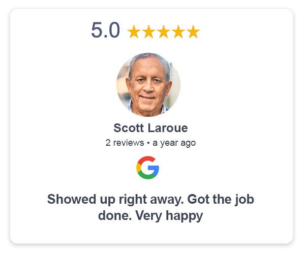 Scott L. 5 star Google review for Tombari Electric's | electrician sudbury ontario | residential electrician Sudbury 