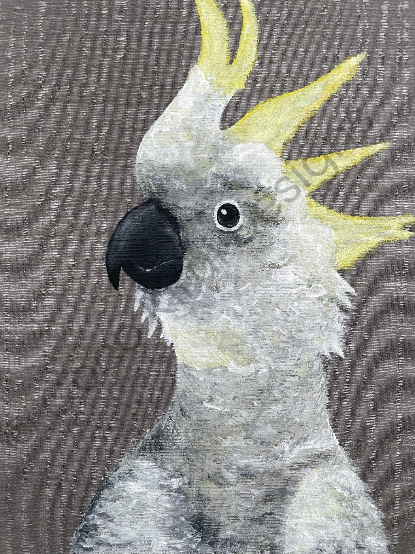 Cockatoo painting
