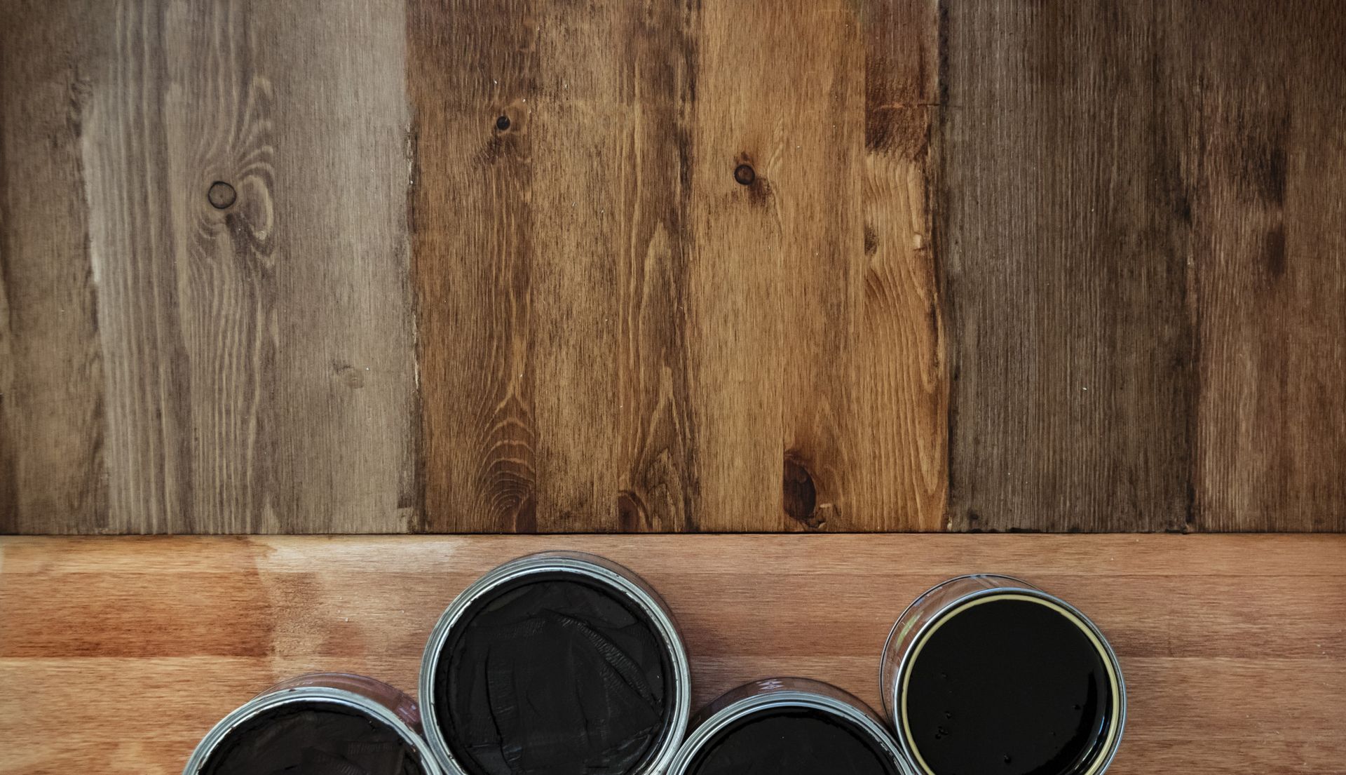 Cans Sitting on Top of a Wooden Table – Naples, FL – A Choice Painting