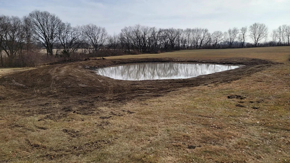 Finishing Pond Construction In Kansas City, MO
