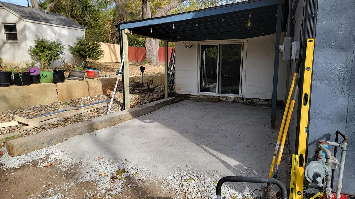  Installing Patio In Kansas City, MO