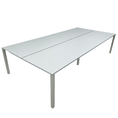 Black mesh-back office chair with adjustable arms, a black seat, and a five-wheel base.