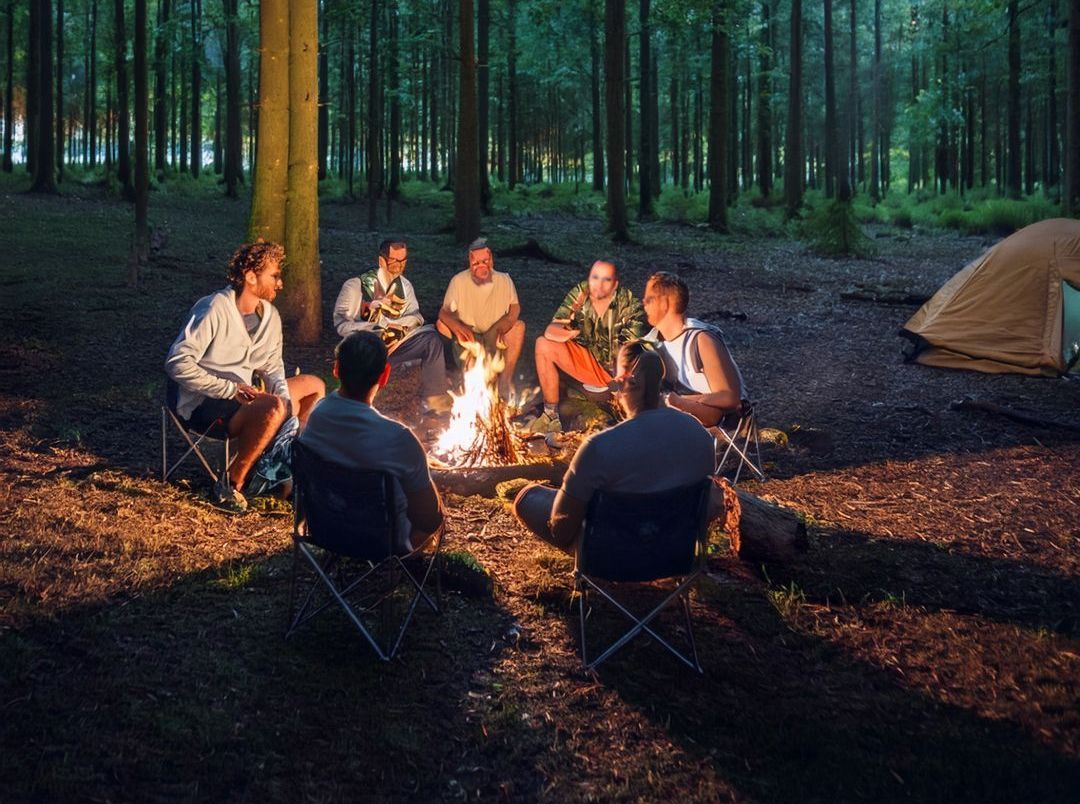 Mannencirkel in de natuur in Nederland