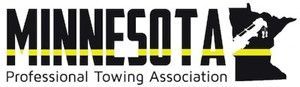 The logo for the minnesota professional towing association