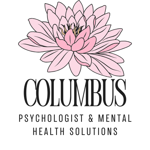 The logo for livonia therapists is a green flower with leaves on it.