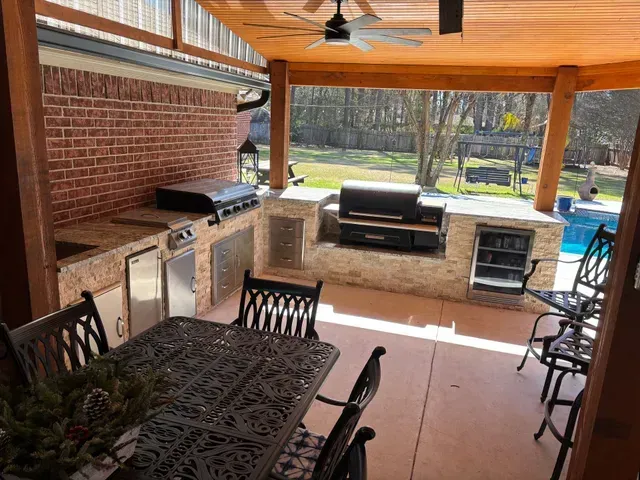 West Monroe LA Luxury Outdoor Living Space
