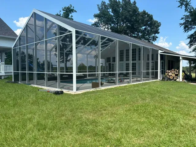 Screened Outdoor Living Area West Monroe LA