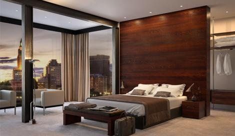 Camera da letto in stile moderno