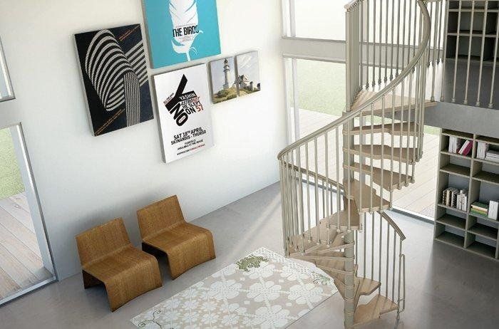 Scala a chiocciola da interni