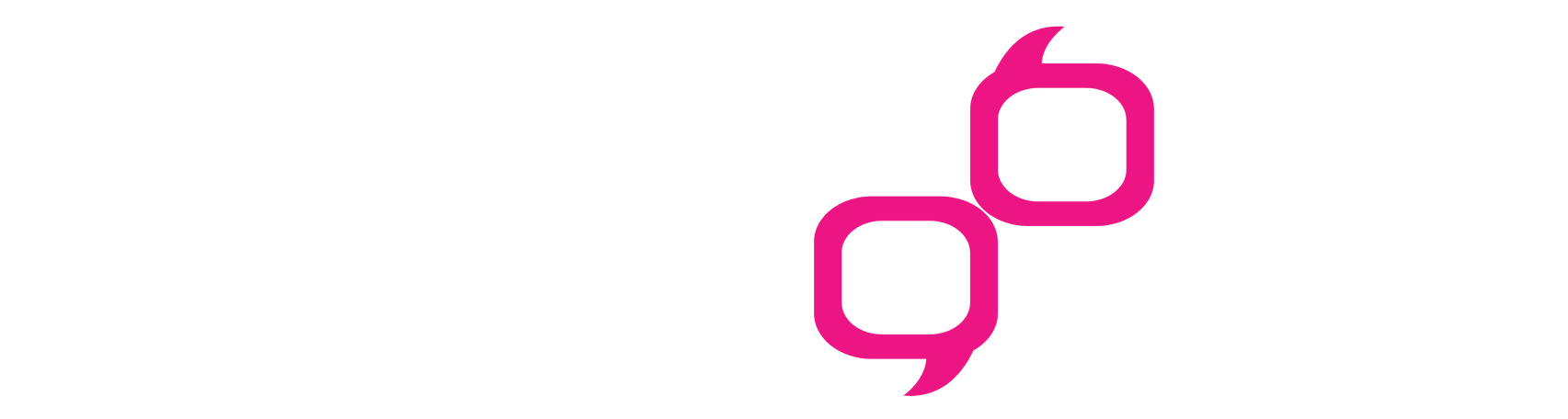 A logo for creating buzz with a bee on it