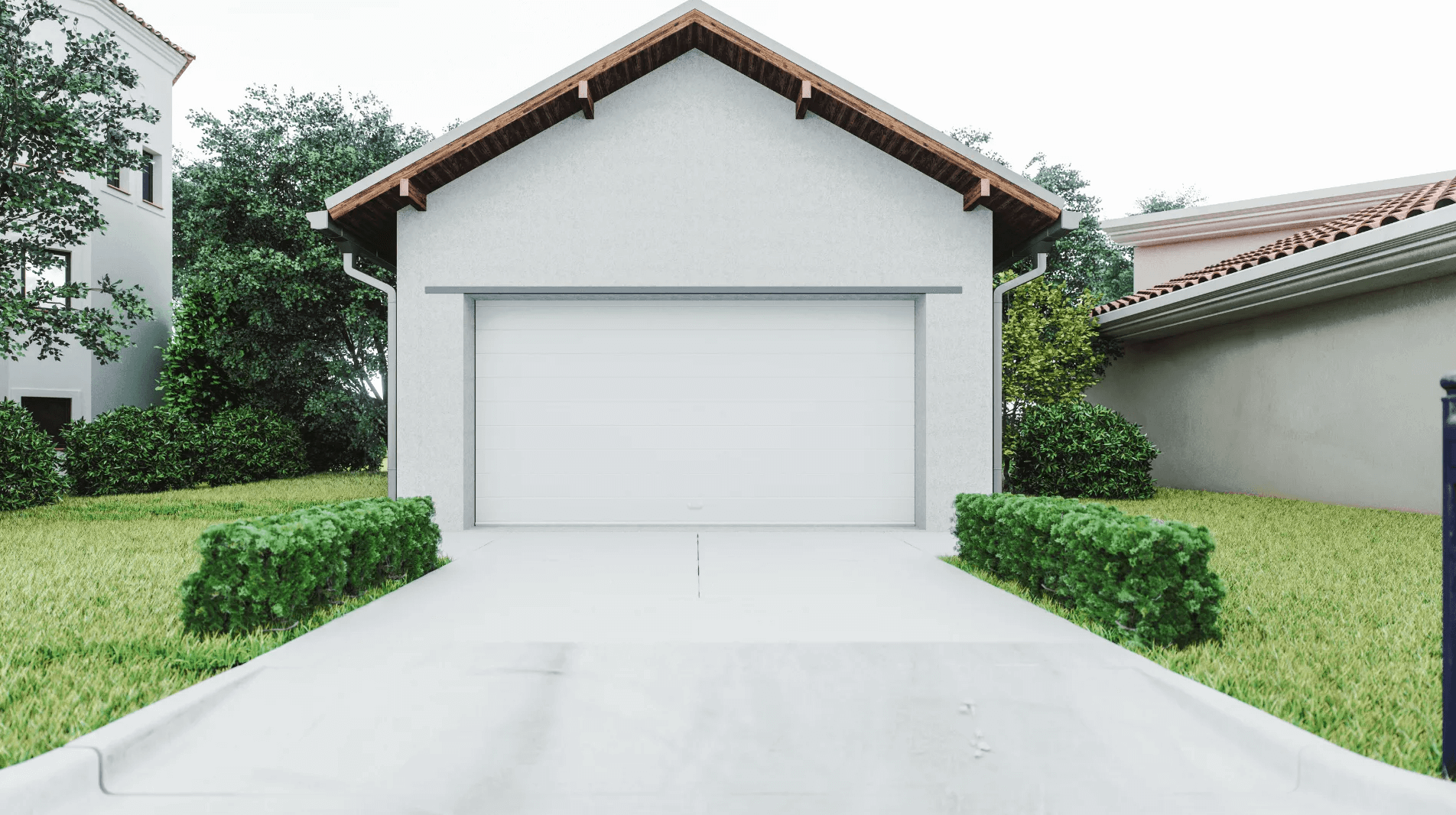 Professional concrete contractor pours a new driveway in blaine, mn
