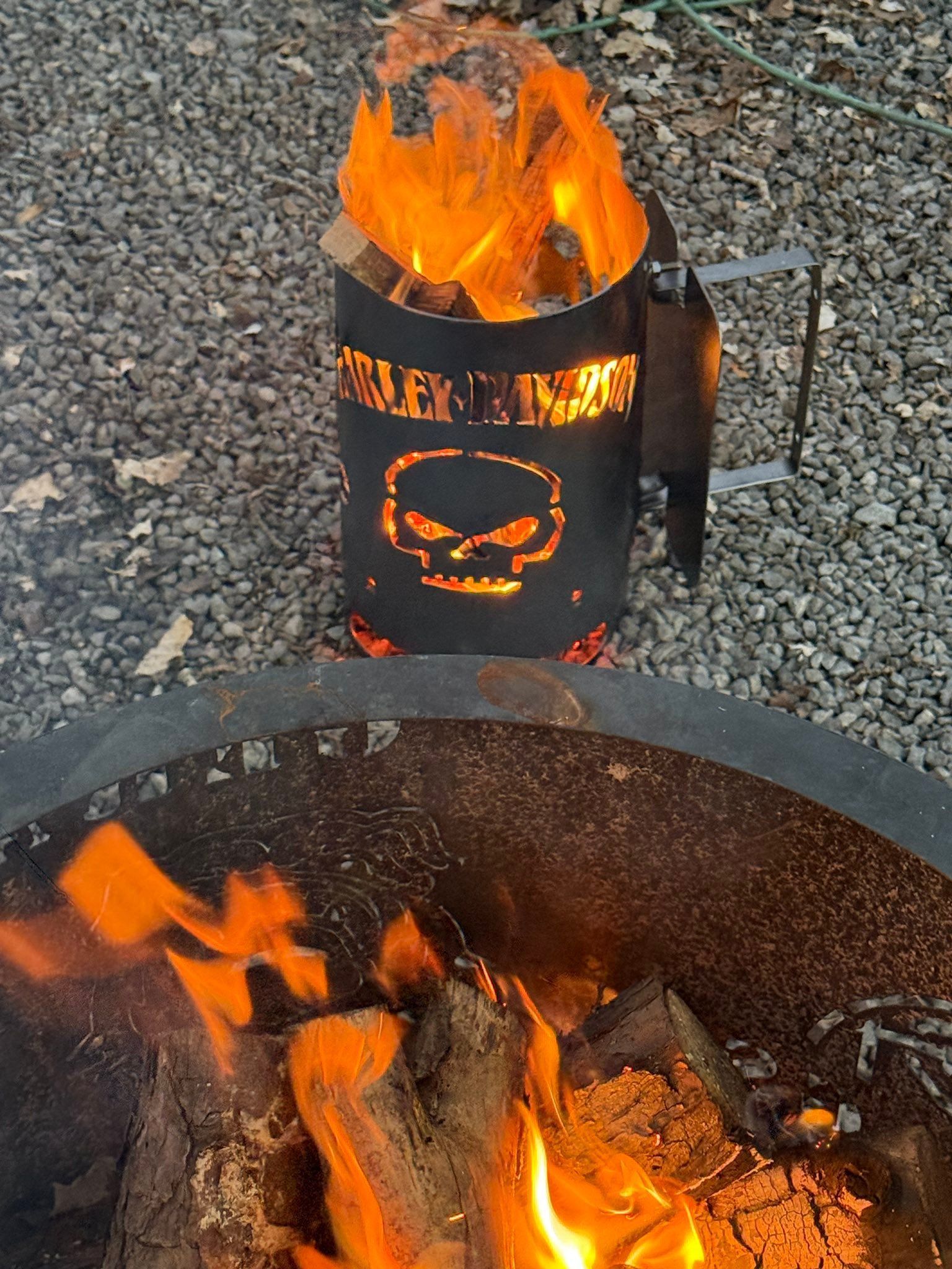 Custom  Charlcoal Chimeny