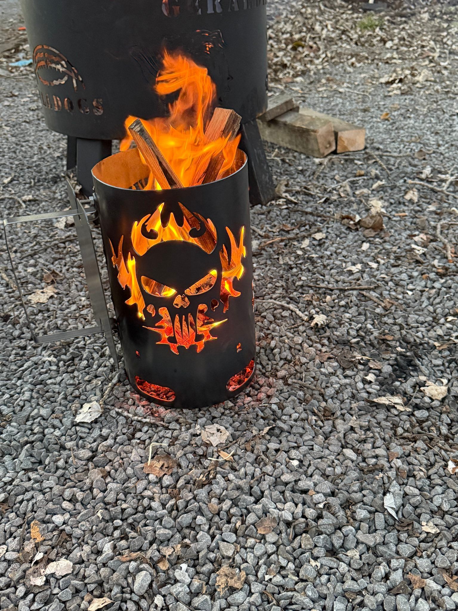 Custom  Charlcoal Chimeny