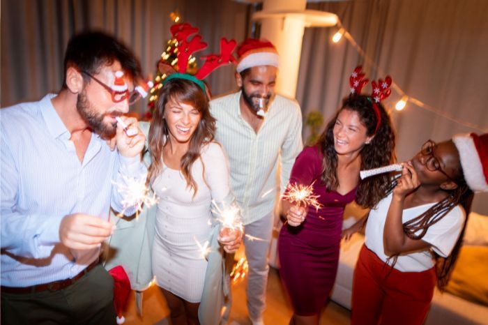 holiday photo booth event