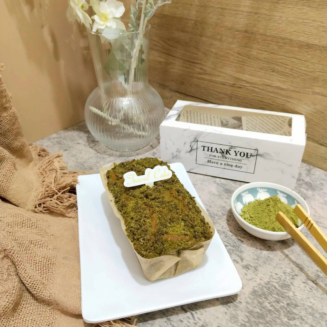 酥頂抹茶磅蛋糕