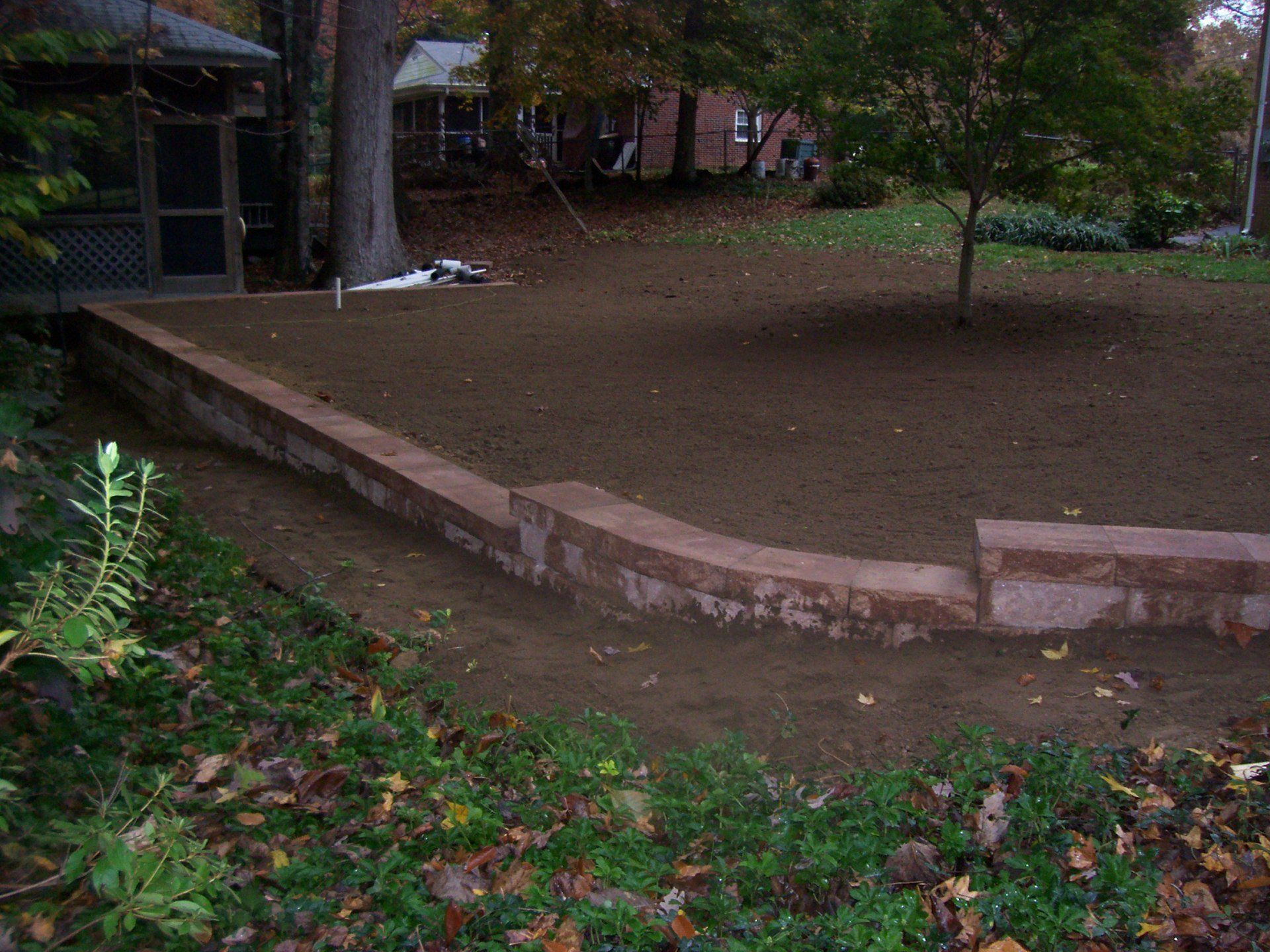 Marine Construction — Small Walk Path With Small Retainer wall in Shacklefords, VA