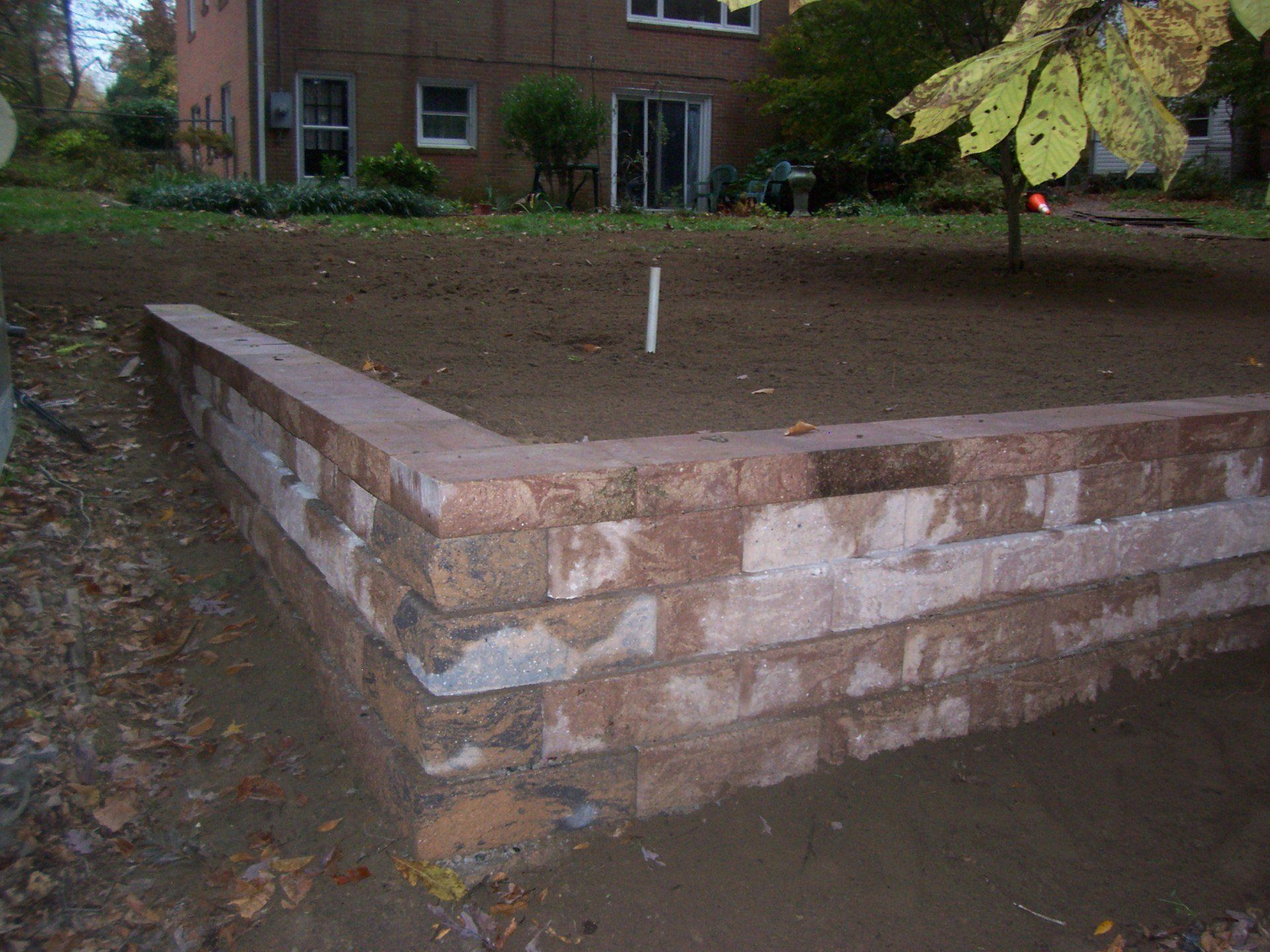 Marine Construction Service — Retainer Wall With Field On Top in Shacklefords, VA