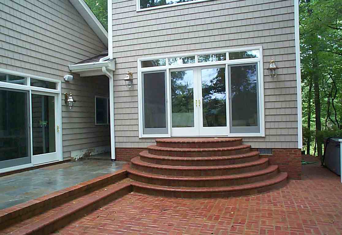 Landscaping Design — Large House With Red Brick Flooring in Shacklefords, VA
