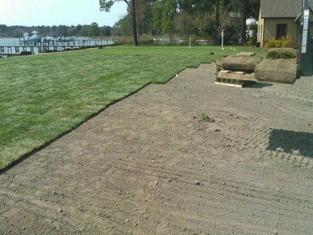 Landscape Design Williamsburg, VA — Paver With Grass in Shacklefords, VA