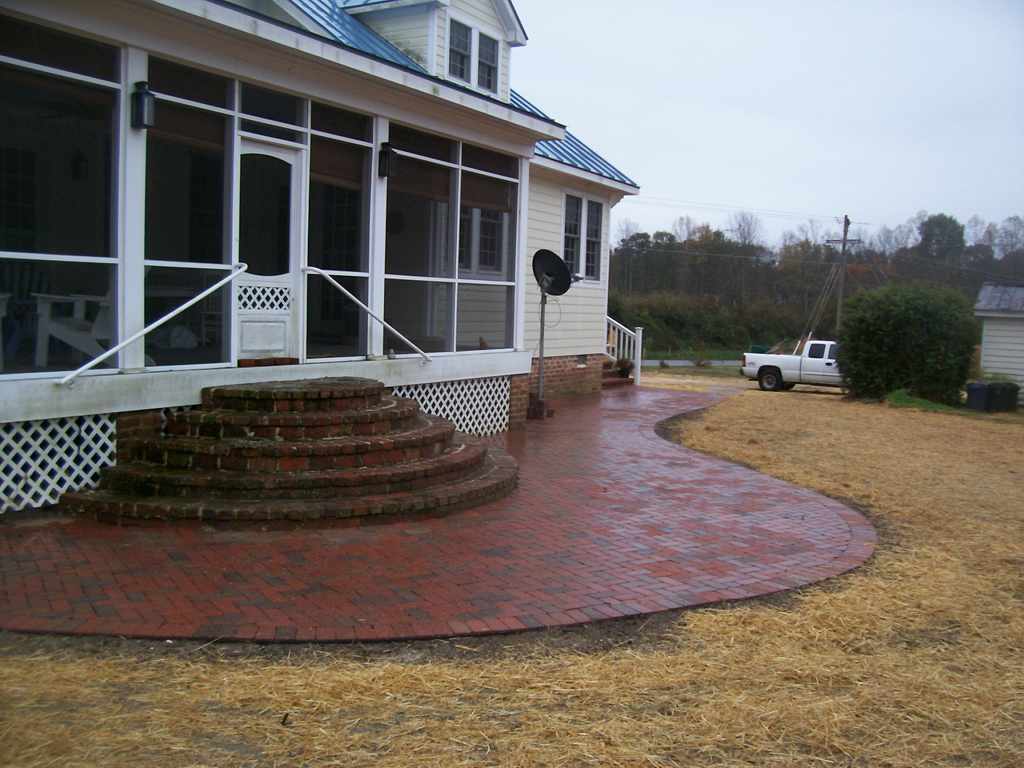 Grounds Maintenance — Hardscaping with Stairs in Front of House in Shacklefords, VA