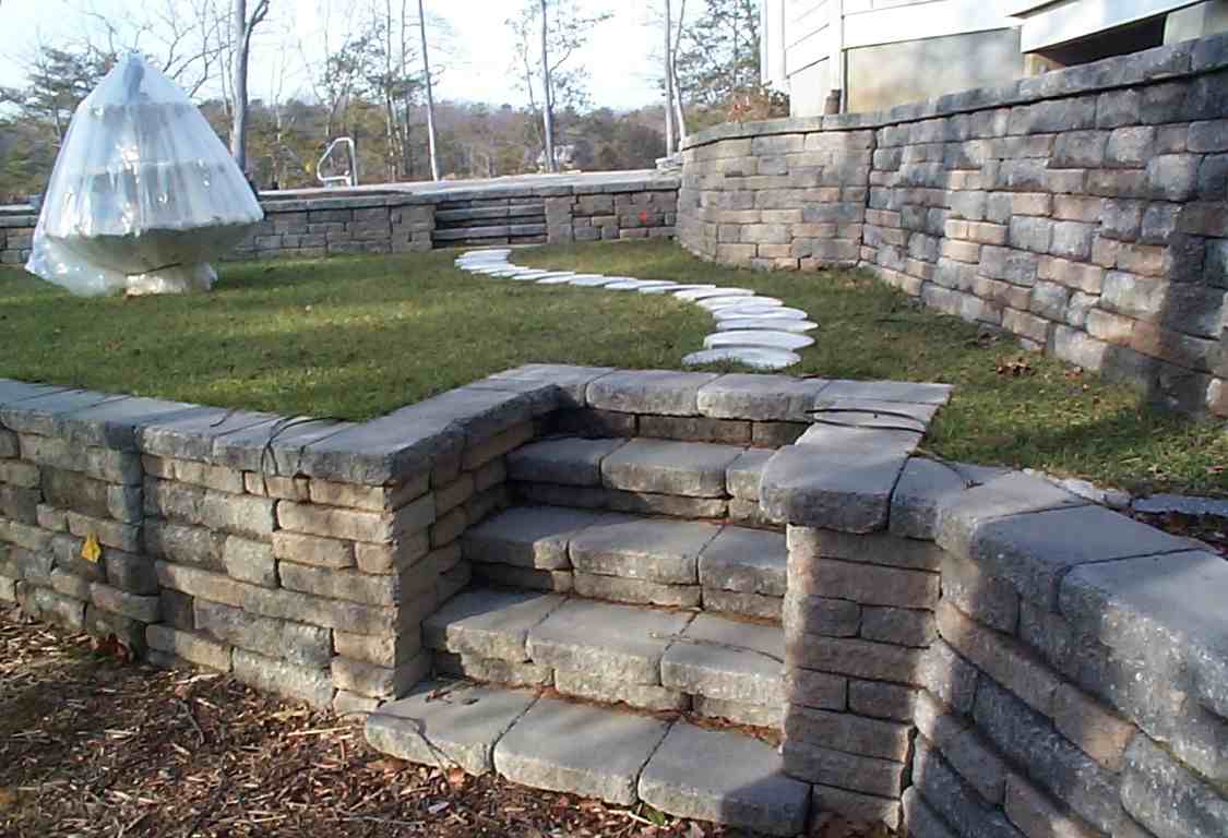 Landscape Design — Rock Hardscaping to Make Stairs and Path in Shacklefords, VA