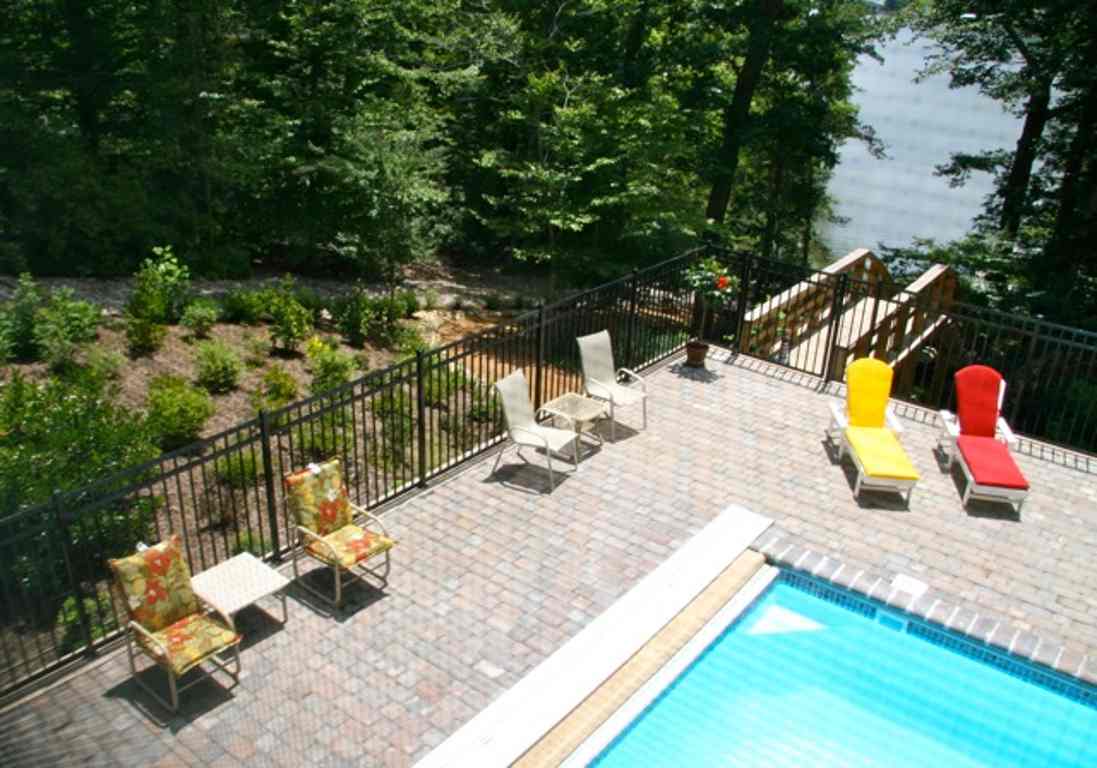 Retaining Walls — Hardscaping with Swimming Pool in Shacklefords, VA