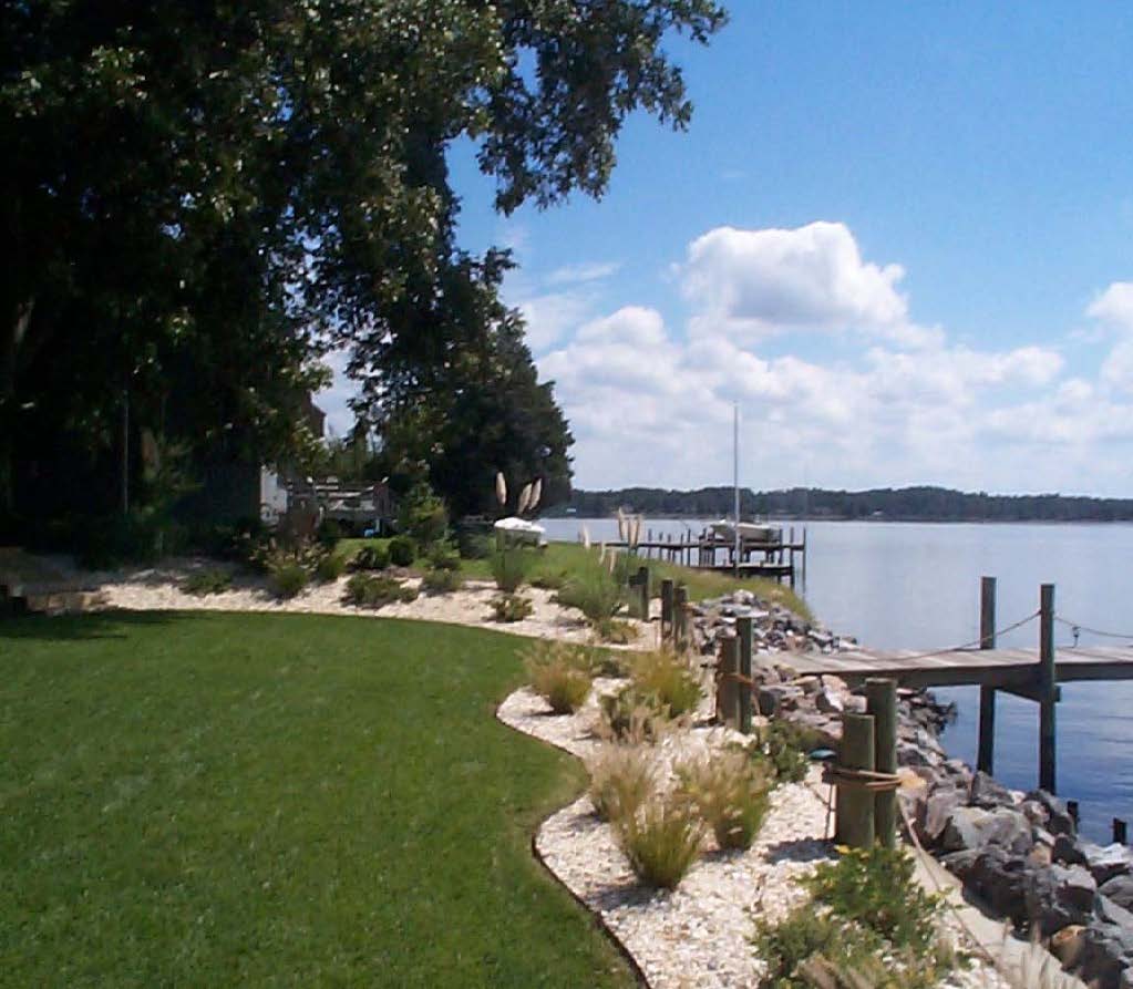 Custom Home Maintenance — Landscape With Lake in Shacklefords, VA