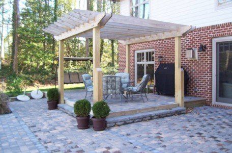 Estate Landscape Maintenance — Small Patio With Chair Set in Shacklefords, VA