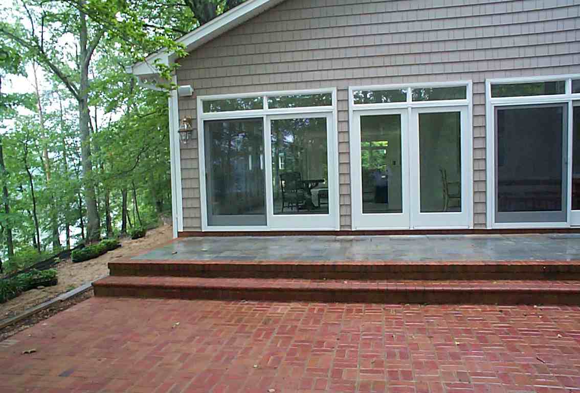 Driveways — House With Surrounding Trees With Red Brick Flooring in Shacklefords, VA