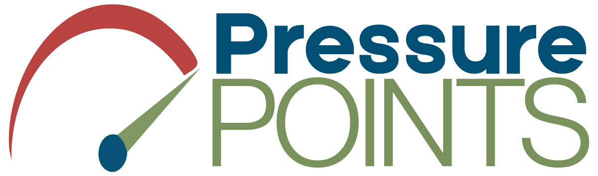 Logo with gauge icon and the text