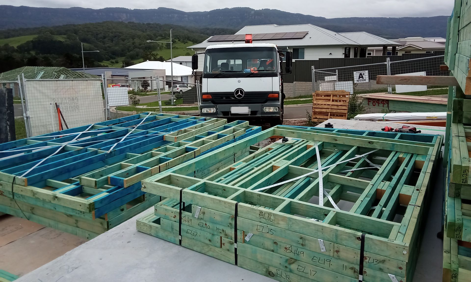 Calderwood Wall Frames Delivery Under the Escarpment NSW