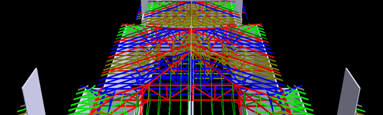 Structural frame and roof truss detailing using 3D engineering software