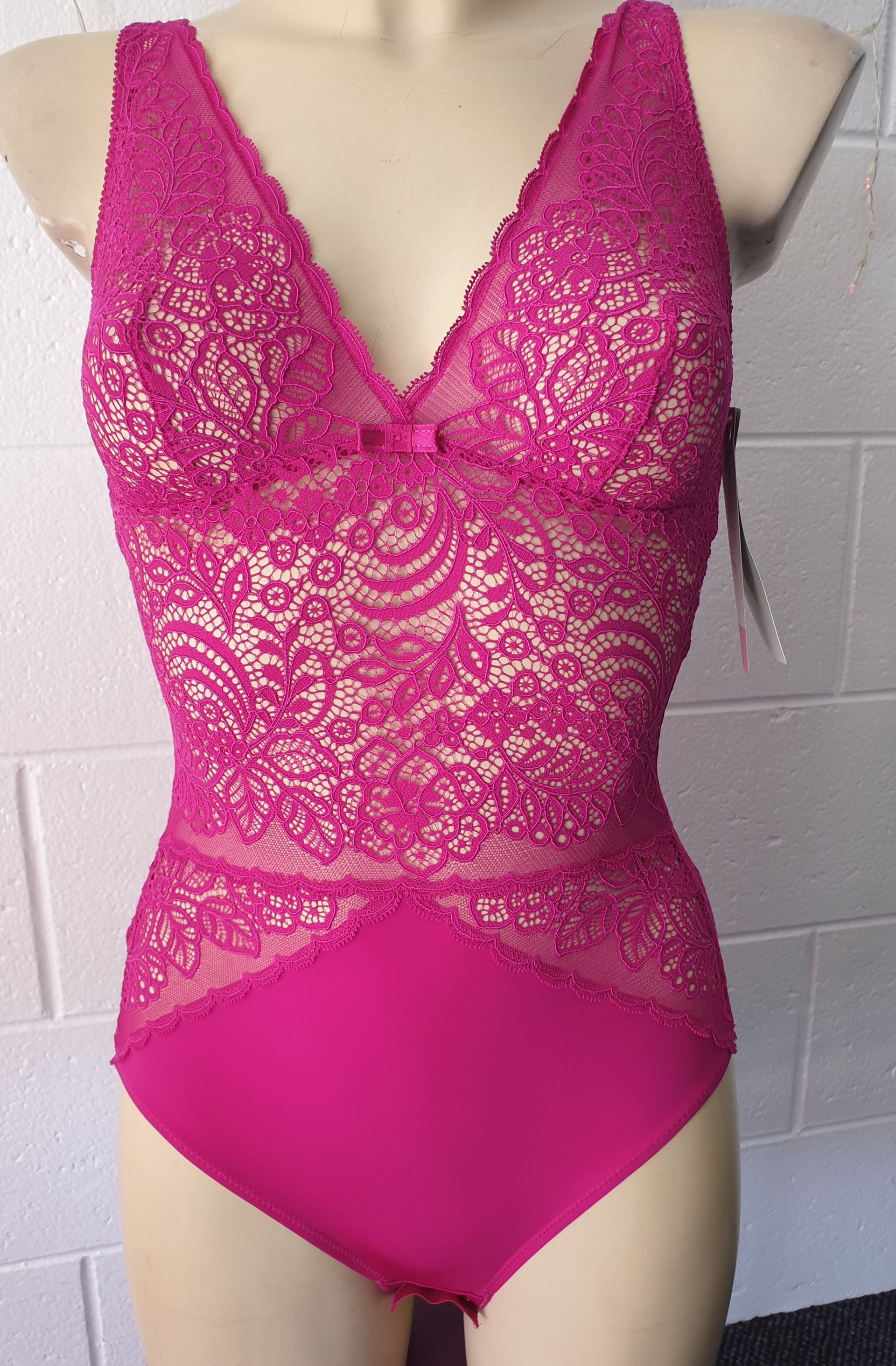 Triumph 10154517 Raspberry Lace Teddy — Shona's Lingerie in Hermit Park, QLD