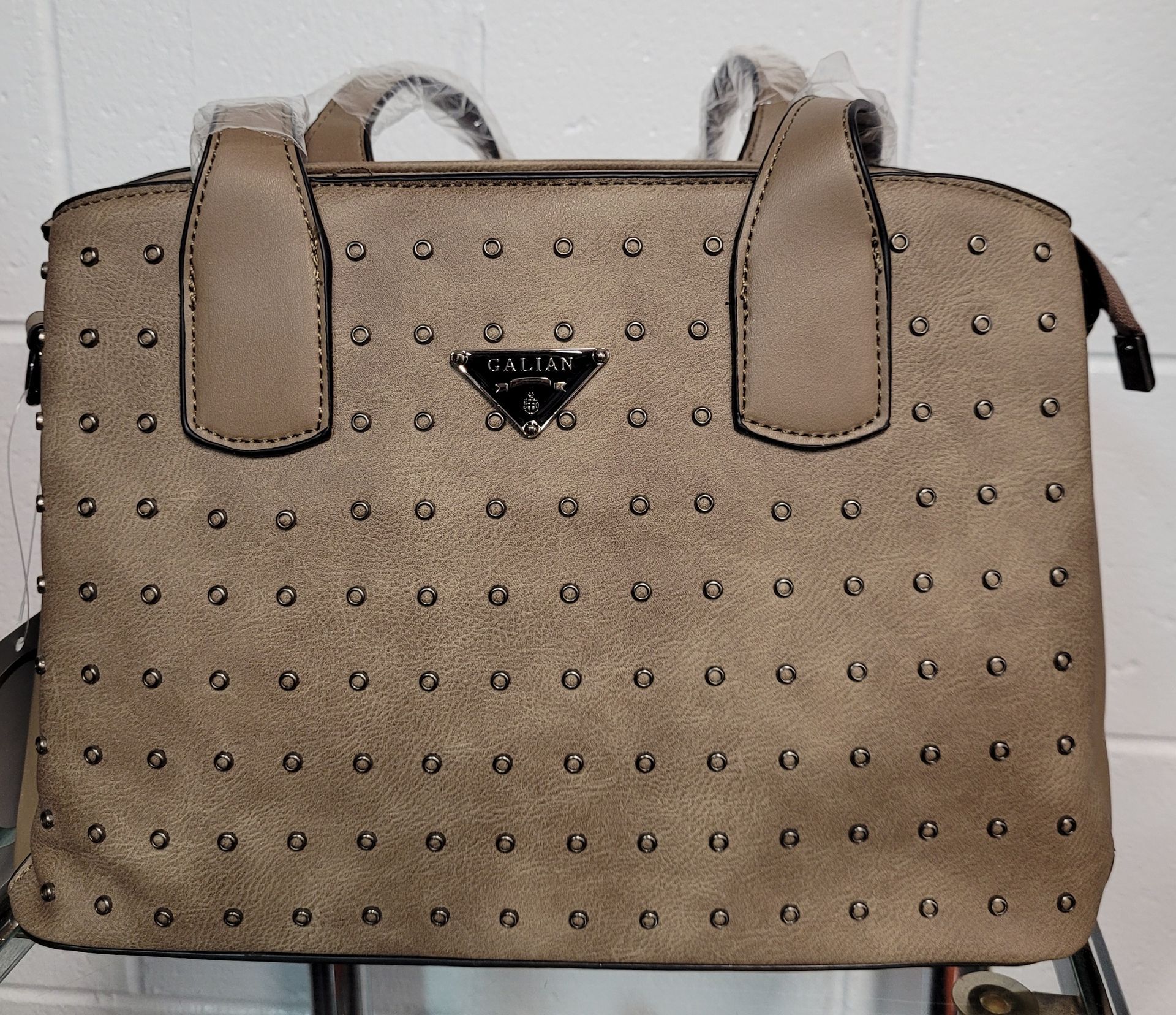 Tan Tote Bag — Shona's Lingerie in Hermit Park, QLD