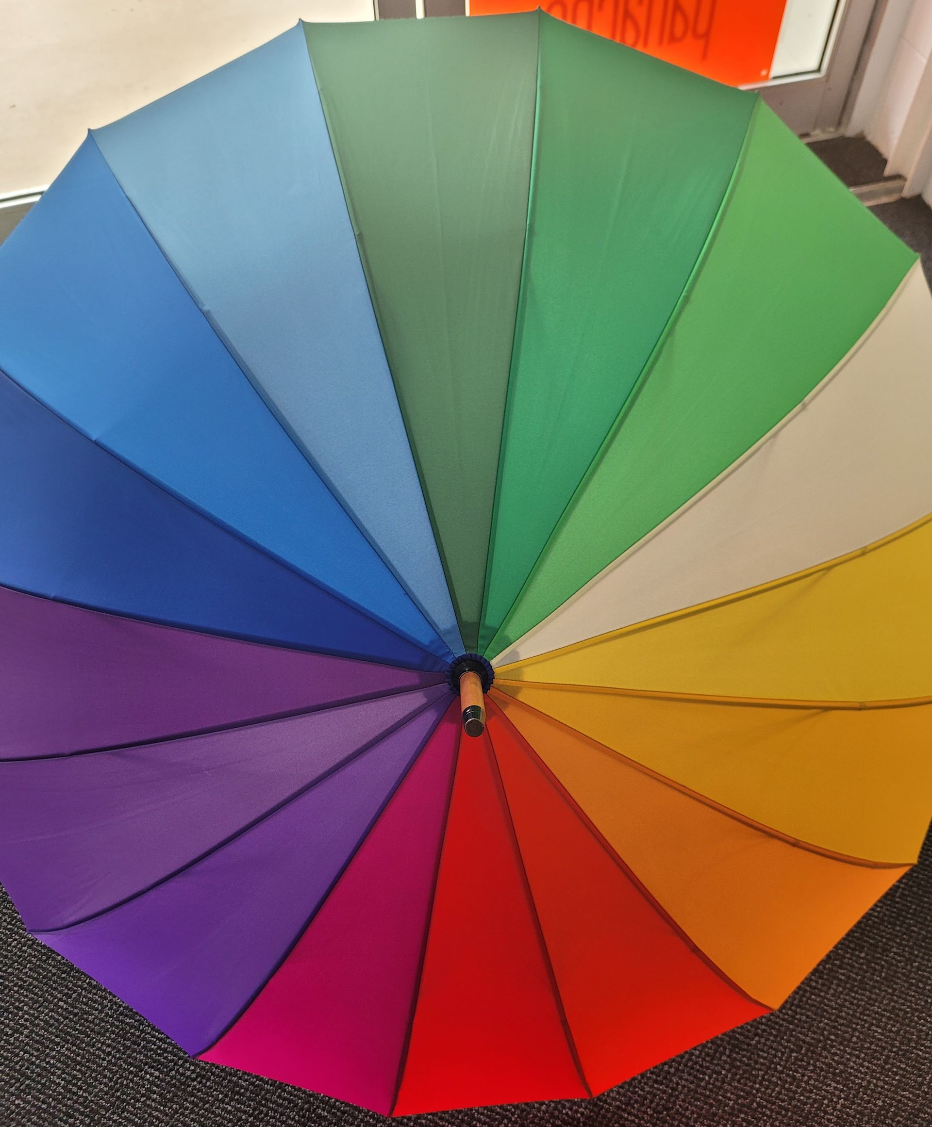 Shelta 1638 Rainbow Umbrella — Shona's Lingerie in Hermit Park, QLD