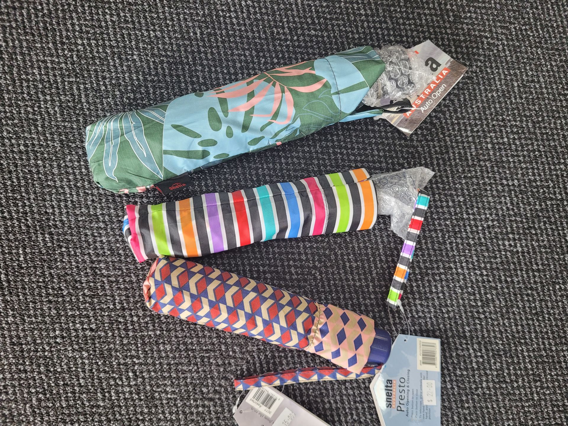 Shelta Fold up Umbrellas — Shona's Lingerie in Hermit Park, QLD