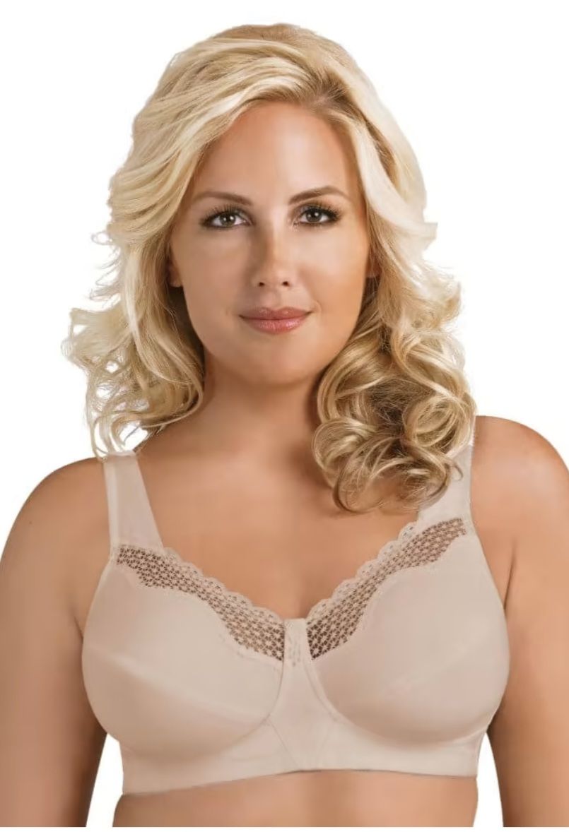 Exquisite Form Wirefree Cotton Bra — Shona's Lingerie in Hermit Park, QLD