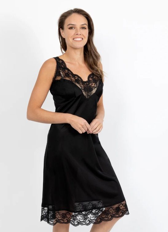 Baselayers Matt Tricot Full Slip — Shona's Lingerie in Hermit Park, QLD