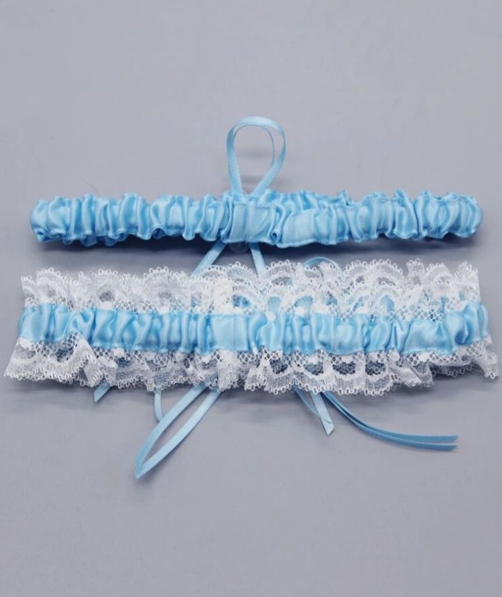 Blue Bridal Garter — Shona's Lingerie in Hermit Park, QLD