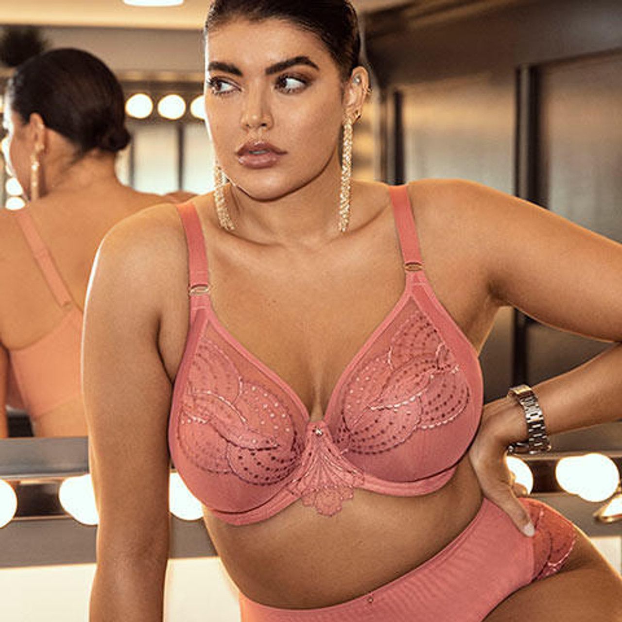 Portrait of Young Woman Wearing Underwire Bra — Shona's Lingerie in Hermit Park, QLD