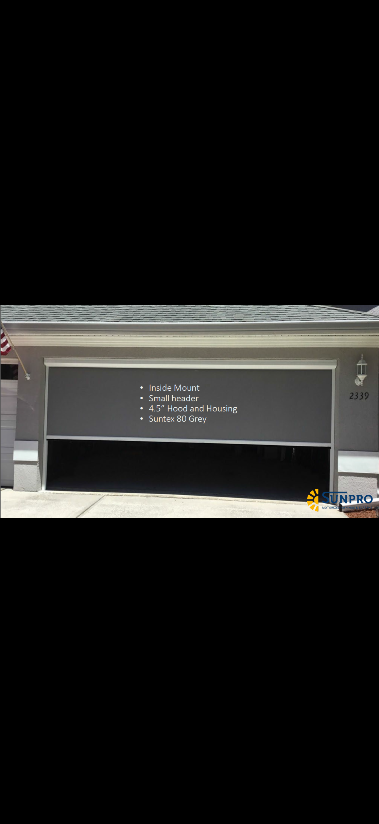 Custom poly plantation shutters – Chino Hills
A black garage door with a sign on it that says i love you