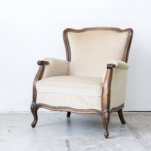 White Elegant Chair - Antique Furniture in North Providence, RI
