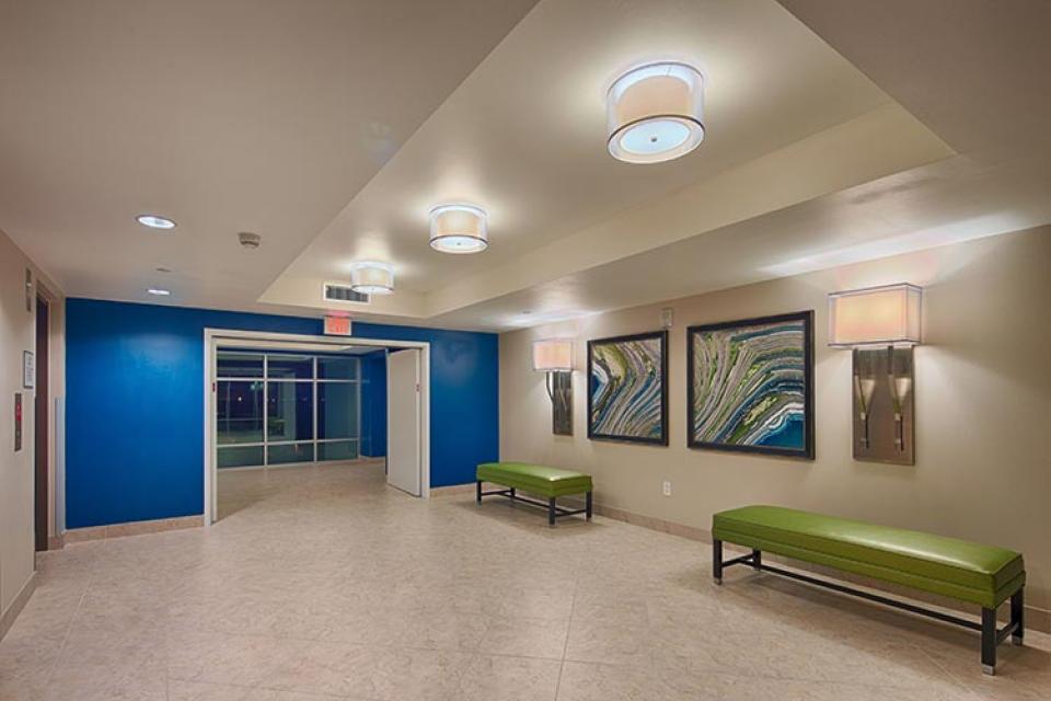 Vacation Village at Parkway Hallway — Orlando, FL — Pro Vacation Group