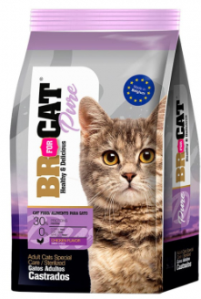 BR® for CAT Pure para gatos castrados, Pollo