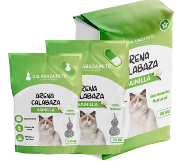 Arena Calabaza Pets Aroma a Vainilla