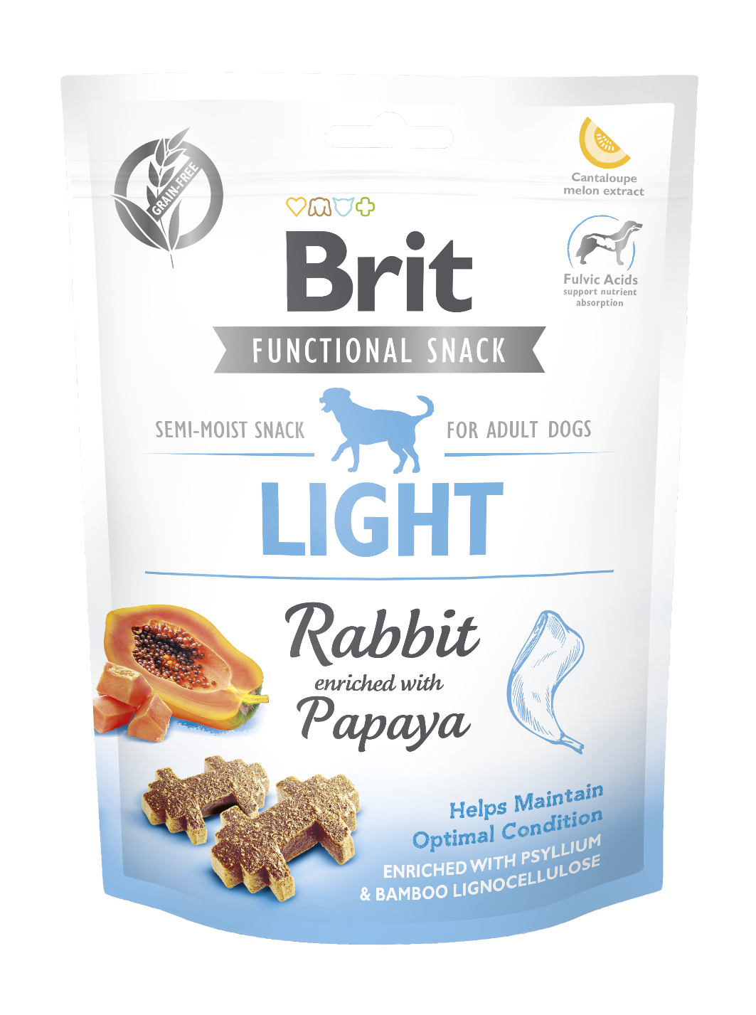 Brit Functional Snack Light Rabbit - Enriched with Papaya