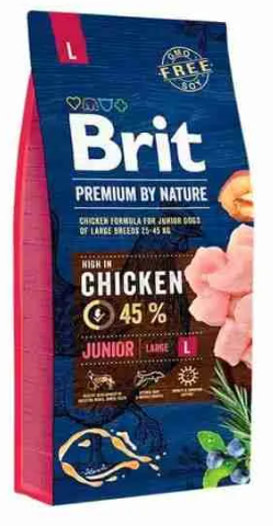 Brit Premium By Nature Junior Large 15KG